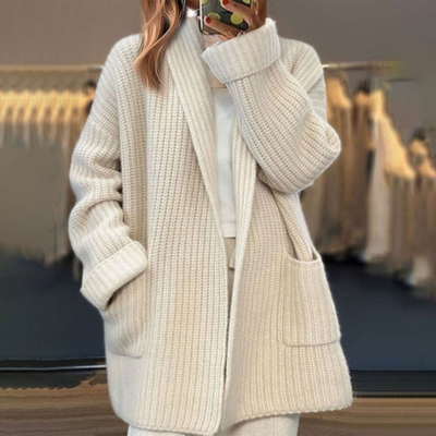 Isabella™ | Åben-Front Strik Cardigan