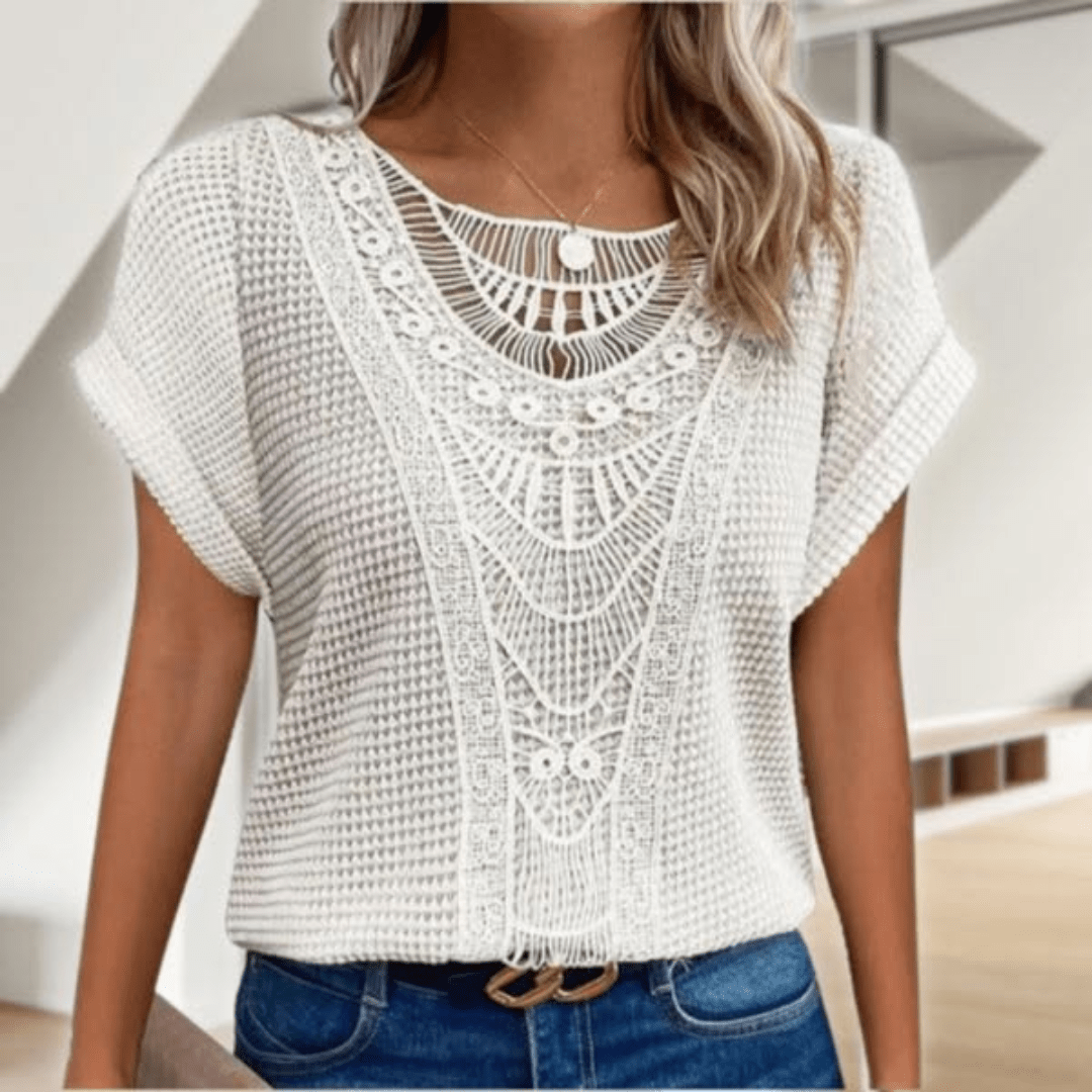Liva™ | Elegant, Ibiza-inspireret bluse