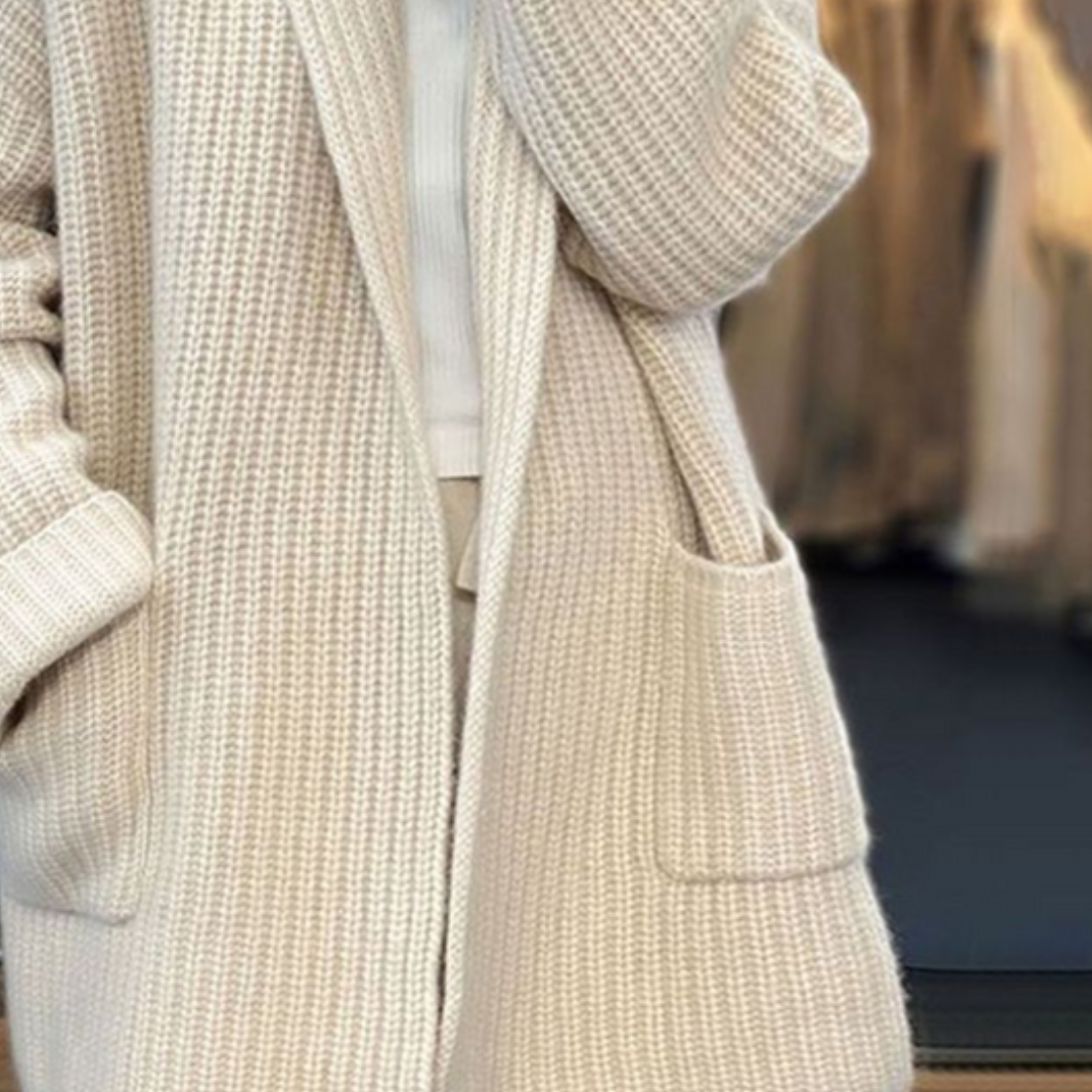 Isabella™ | Åben-Front Strik Cardigan