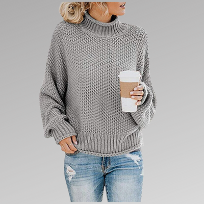 Braelyn | Pullover med høj krave