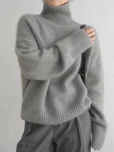 Isabella - Høj Krave i Cashmere