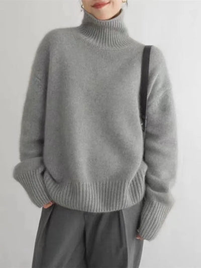 Isabella - Høj Krave i Cashmere