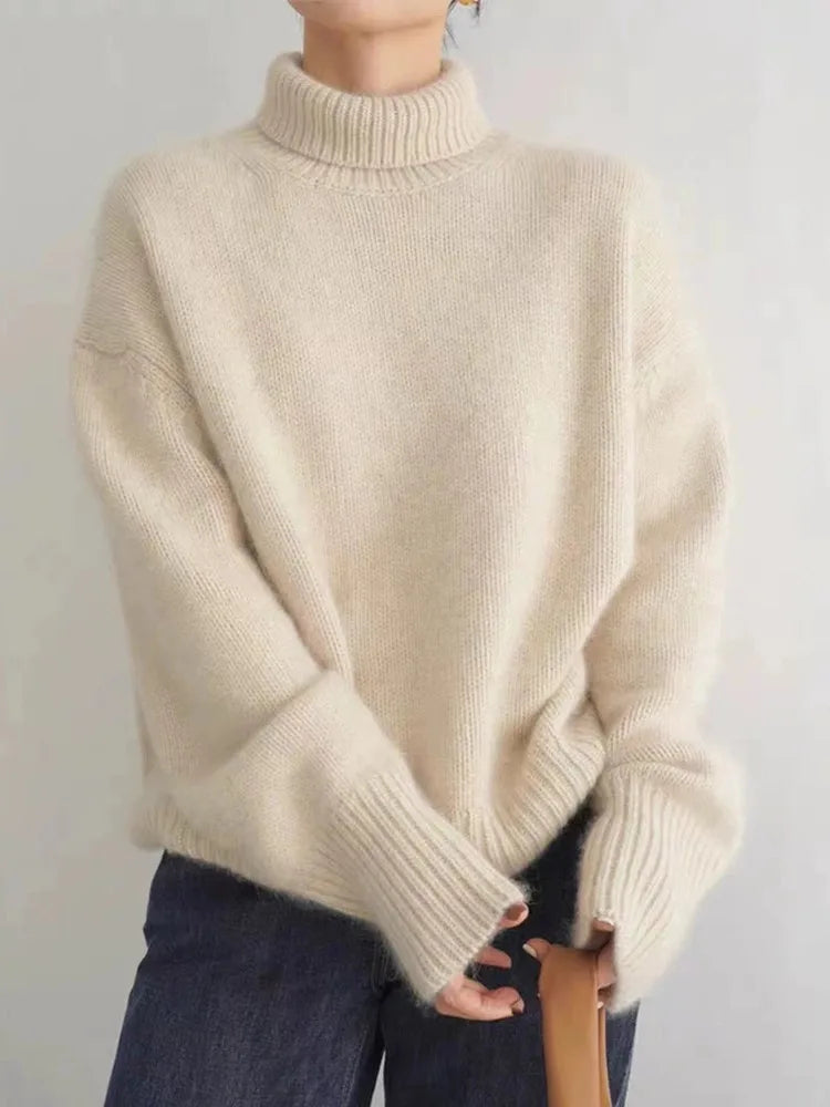 Isabella - Høj Krave i Cashmere