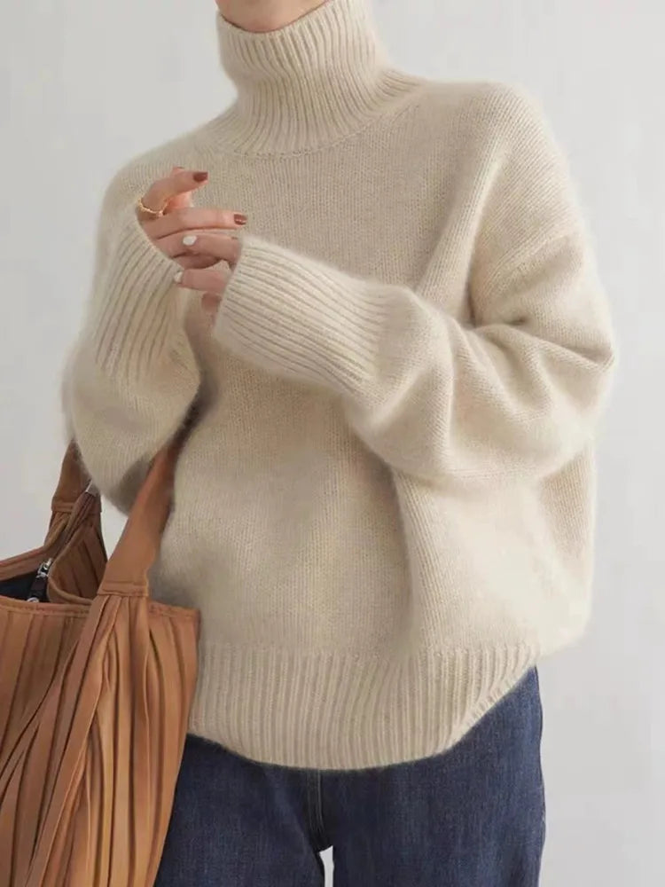 Isabella - Høj Krave i Cashmere