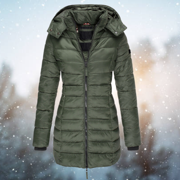 Ekstra varm & quilted dame vinterjakke