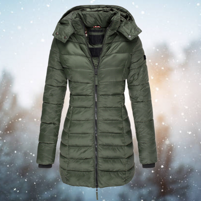 Ekstra varm & quilted dame vinterjakke
