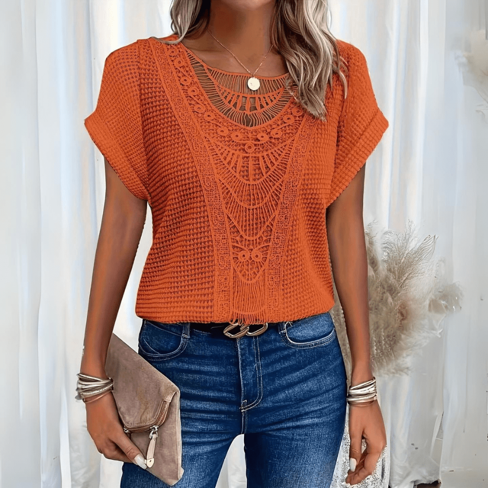 Liva™ | Elegant, Ibiza-inspireret bluse