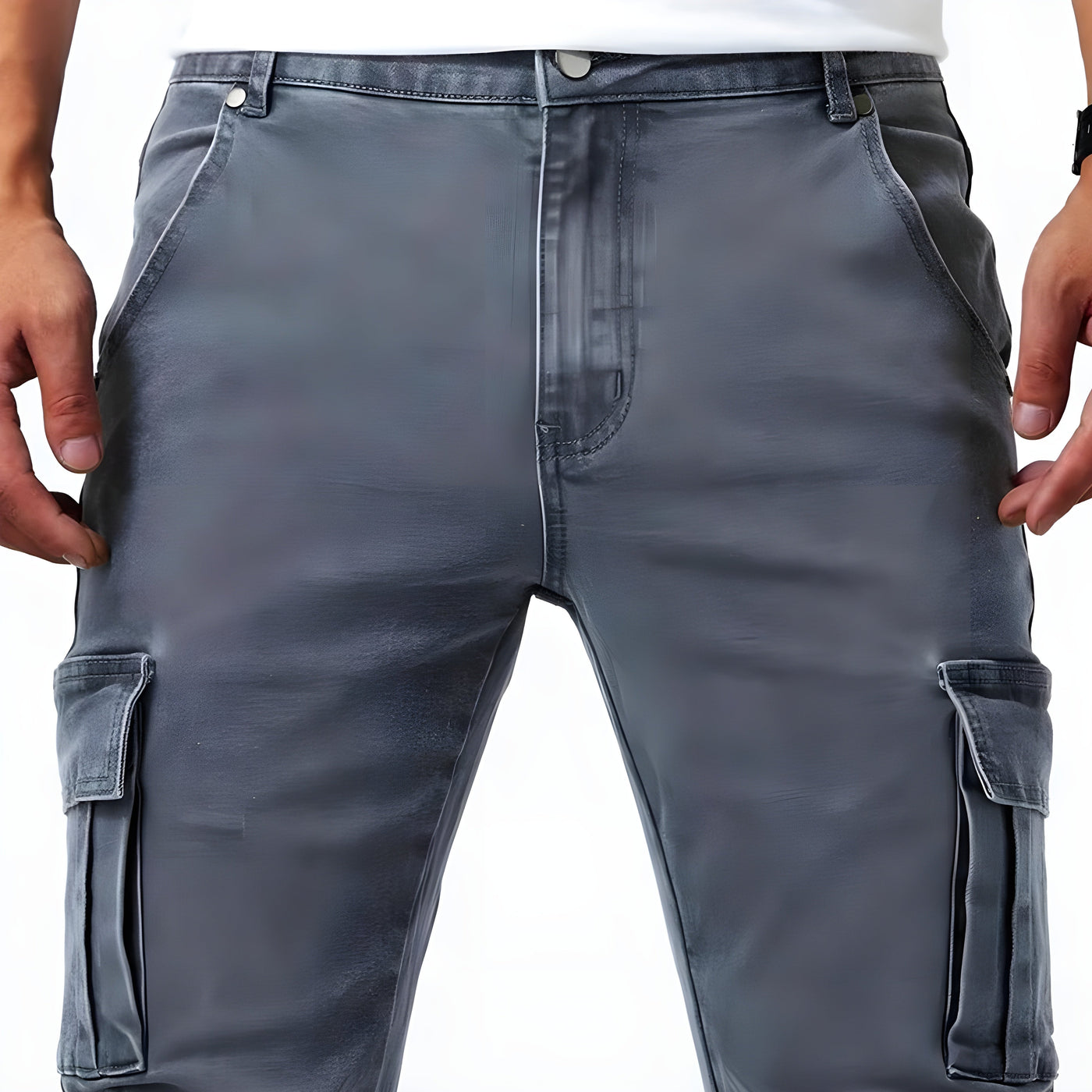 Samuel™ | Stretch Denim Cargo-Bukser