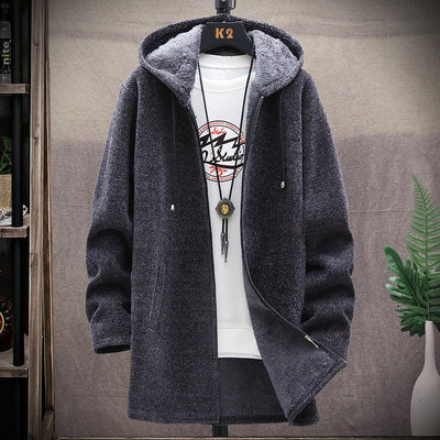 Braxton | Oversized hoodie med lynlås