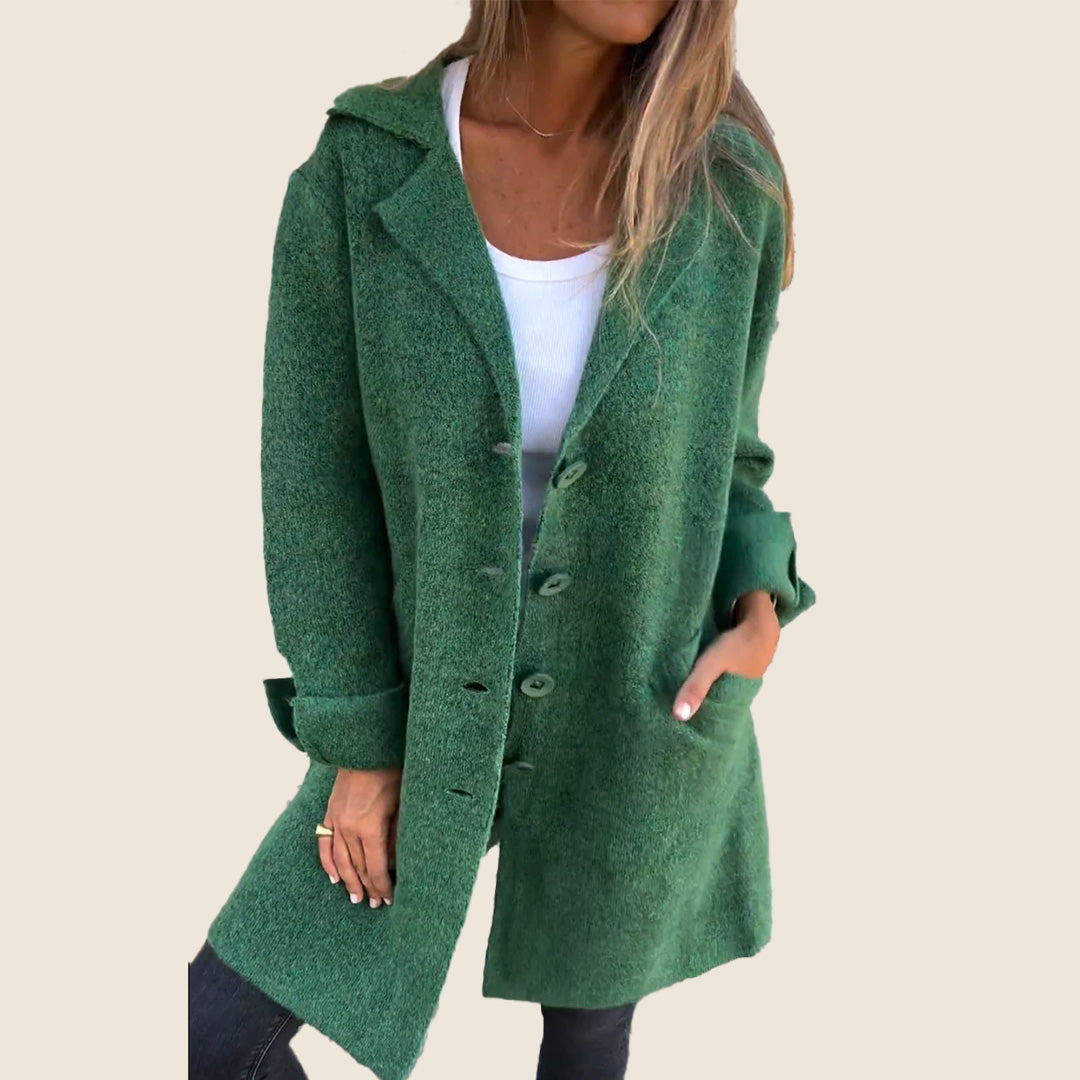Frankie | Lækkert oversized frakke med revers