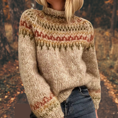 Astrid™ | Dame Nordic Strikpullover
