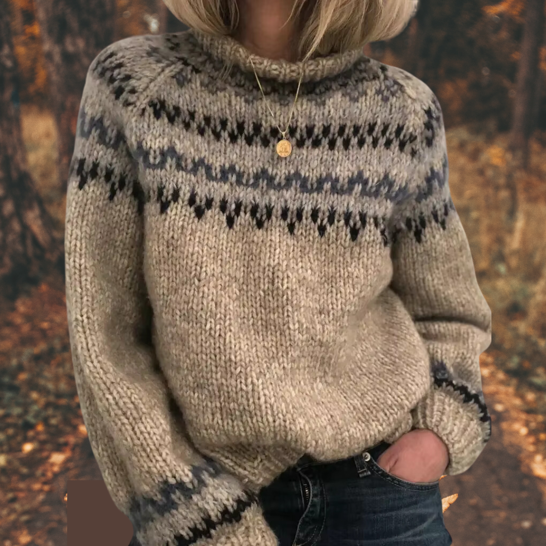 Astrid™ | Dame Nordic Strikpullover