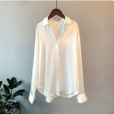 Pia™ - Satin skjorte til kvinder