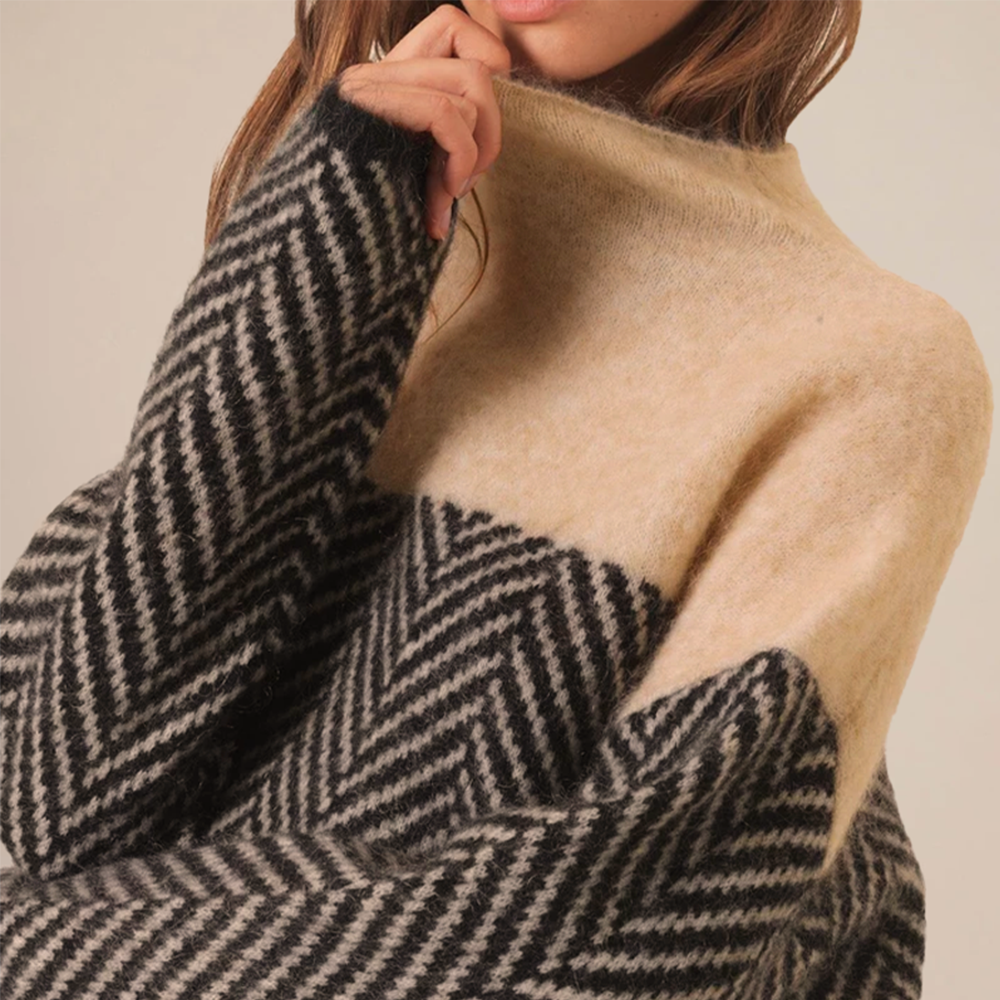 Gia™ - Luksus Cashmere Rullekrave Sweater