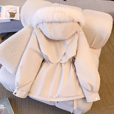 Amity™ | Elegant Vinter-Daunenjakke med Pels