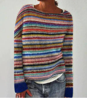 Harper - Retro Strikpullover