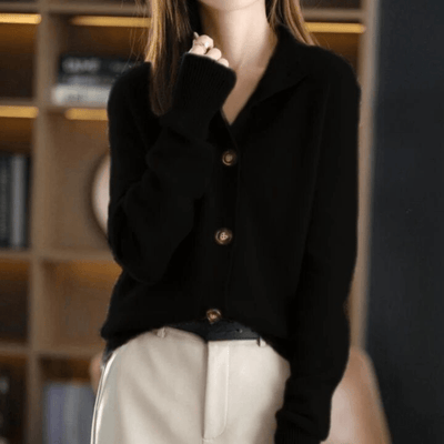 Annie™ | Strik-Cashmere-Gilet